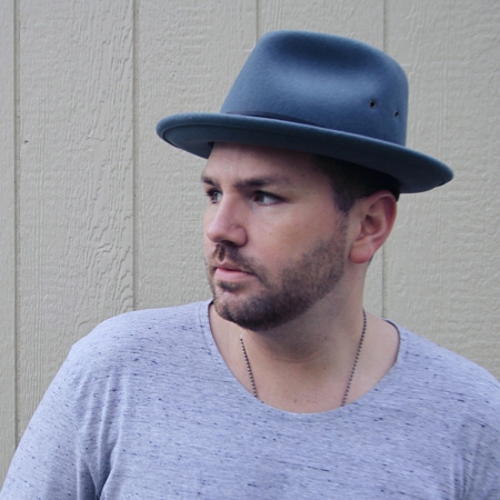 jeff leblanc, with a hat on