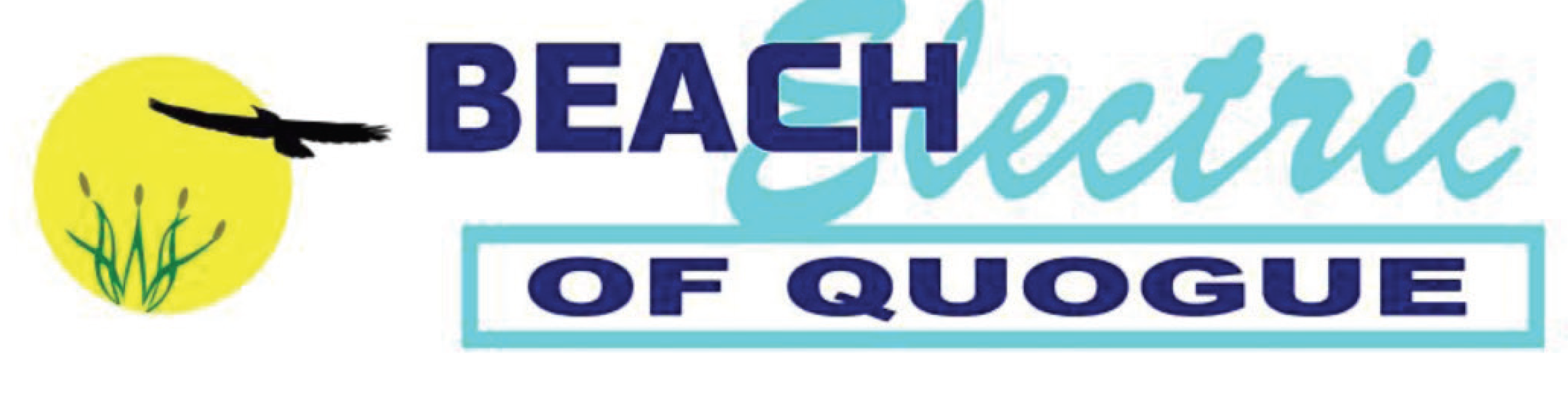 Logotipo de playa eléctrica